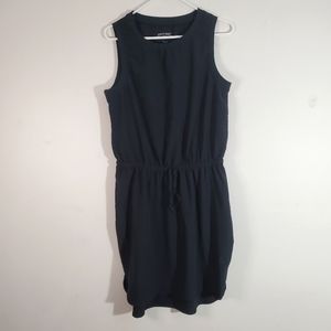 Rustic Ridge Black Travel Drawstring‎ Tank Dress Medium